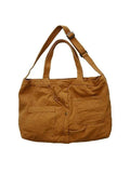 Vintage Wash Large Shoulder Bag-Outfit
