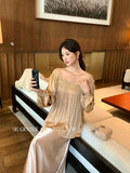 Fongt Xixi 2025 Autumn White Standard New Korean Version Of The White Standard Of The New Korean Version Of The Chiffon Short-Sleeved Shirt Top 89480