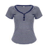 Fongt Cloth Forgets The Oblique Shoulder Stripes Thin Slim Long-Sleeved T-Shirt Sexy Bare Shoulders Simple Thin Casual Top