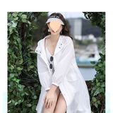 Female 2024 New Coat Long Ultraviolet Breathable Korean Large Size Sun Clothing Summer Thin-Outfit