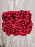 Fongt And Summer New Sexy Fish Bone Strap Adjustable Bosom Heavy Industry Flower Skirt Set LX0107