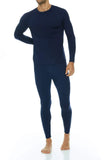 Clothes Long Johns Warm Men's Underwear Suit Spring And Autumn Solid Color Tight Bottomed Underwear-Outfit