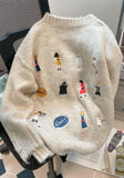 Embroidered Knitted