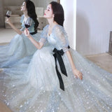 Fongt Evening Dress Dress Dress 2025 New Banquet Temperament Host Winter Adult Ceremony Student Art Evening Dress