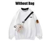 Style Women Oversized Harajuku Hoodies Thick Sweatshirts Cute Kawaii Pullover Winter Warm Couple Clothing Tops with