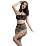 Grow European Code Mesh Stockings Lace Stockings Grid Pantyhose Thighs Fishing