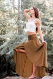 Color Women's Ruffled Irregular Elegant Summer Wear Fashion