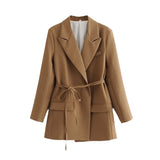 Fongt Women's Clothing 2025 Autumn New Casual Suit Jacket Top A8PS592