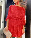 Festival Party Bright Crystal Pearl Dress