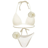 Three-Point Mini Bikini Low-Waist Sexy Strap Split Swimsuit Women 2025 New