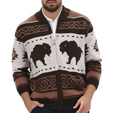 Fongt Men's Vintage Jack T-Shirt Autumn/Winter Thicker Outdoor Sweater