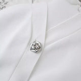 Summer Flower Button V-Collar Loose Knitted Coat 5536067-Outfit