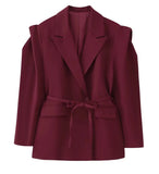 Fongt Explosion Women's Waistband Bandwidth Shoulder-To-Shoulder Suit Jacket