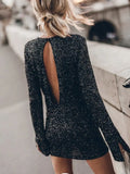 Glitters In The Ambience Of Long-Sleeved Dresses In Autumn/Winter