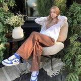 Retro Brown Pants-Outfit