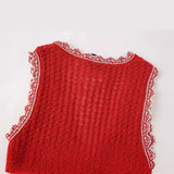 Summer Jacquard Mesh Sleeveless Knitted Mini Dress 5802023-Outfit