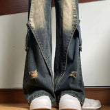 Fongt And Autumn High-Rise Jeans 2025 Winter New Design Oversize Handsome Couple Trousers