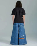 Year's Popular Style Graphics Jeans Y2K Hip-Hop Loose Jeans For Men And Women Harajuku-Outfit