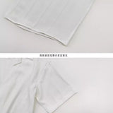 Fongt Cuban Collar Vertical Texture Design Feeling Men's Half-Sleeved Shirt Loose High-End Fall Leisure Summer