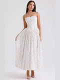High-End Women's Summer New Sexy Hollow Poneng Sling Dress French Temperamental Skirt