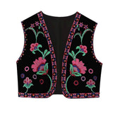 New Embroidery Cardigan Fashion Vest 6895023-Outfit