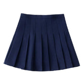 Fongt Pants Zip Button) Pleated Skirt JK Uniform Skirt Versatile Skirt Spring And Summer Short Skirt