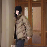 Temperament Dish Buckle Chinese Wind Down Jacket Short Cover Fart Show Thin Cover Meat Down Jacket White Duck Down Female Thick Coat Tide-Outfit