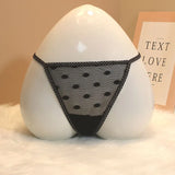 Fongt And Korean Transparent Lace Thong Women Feel Scarless Solid Color Dots To See The Hot High-Sladen Shorts