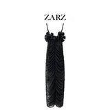 Fongt Homemade New Women's Classic Fashion High Waist Solid Color Suspension Dress