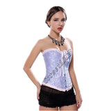 Lady Bouquet Top Sexy Belly Shaping Suit-Outfit