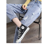 Fongt New 2024 Light Color Loose Skinny Dad Pants-Outfit