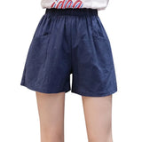 Linen High Waist Summer Loose Slimming Korean