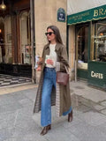 Fongt Temperament POLO Sweater Women Autumn And Winter Kaqi Single Buckle New Coat
