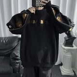 Sweatshirts Vintage Womens Spring Autumn Hoodies Clothes Couple Loose Casual Embroidery Bear Long Sleeve Pullover