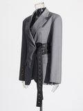 Fongt Suit 2025 Autumn New Commuter Wind Collar Long-Sleeved Casual Suit Jacket Woman