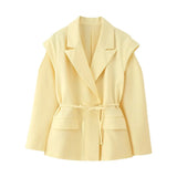 Fongt Spring/Autumn Women's Fashion Sweet Broken Flower Suit T-Neck With Long Sleeved Suit Jacket