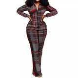 Fongt 2024 New Women's Long-Sleeved Zipper Trousers