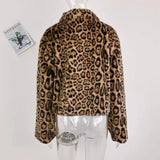 Faux Fur Leopard Jacket-Outfit