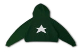 Back Star Print Hooded Oversized Sweater-Outfit