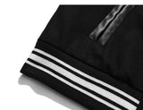Varsity Lettering Embroidery Jacket-Outfit