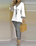 Independent Station New Spring / Summer 2023 Print Fashion 2-Piece Set-Outfit