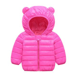 Toddler Boys Jackets Autumn Winter Long Sleeve Hooded Character Pattern Children Outerwear Coats Kids