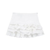 New Spring Style Slim And Lean Lotus Leaf Edge Short Skirt 3152421-Outfit