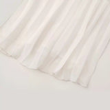 New Spring Dress With Belt Pleats 8372089-Outfit