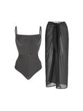Fongt One-Piece Bikini Suit Women's Bikini Three-Piece