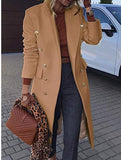 Fongt And Winter 2025 New Multi-Color Multi-Code Jacket Collar Long Coat Woman