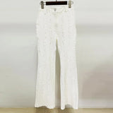 Fongt New Star Fashion Thick Shoulder Pad Tuxedos Denim Jacket Jeans
