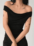 Cowl Neck Backless Tank Top-Outfit