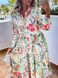 Turndown Collar Button Long