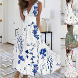 Summer High Waist Sleeveless Printed Sexy